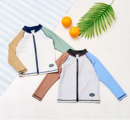 バイカラーラッシュガード