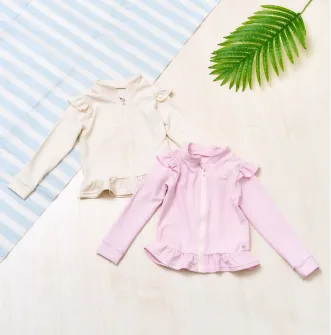 フリルラッシュガード