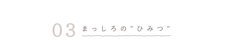 ③まっしろのひみつ