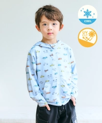 ひんやりUVパーカーのモデル画像