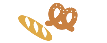 フランスのパンのイラスト