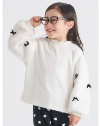 裏シャギーファーリボントレーナー