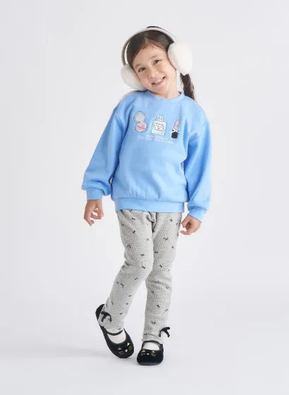 リボン裏起毛リブレギンス/7days Style