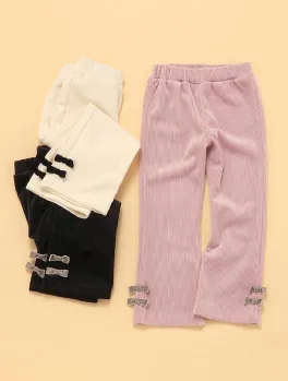 リボンニットコールきゅんパンツ