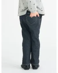 裏起毛ハートポケットきゅんパンツ