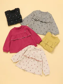 フレアフリルトレーナー