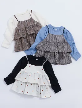 ティアードドッキングトップス