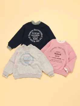 レイヤードロゴトレーナー