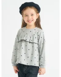 ハート・花柄裾フリルきゅんパンツ