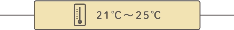 21℃～25℃