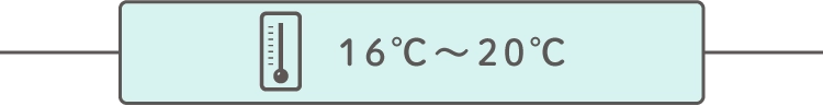 16℃～20℃