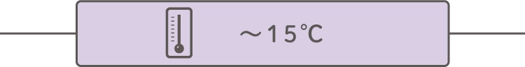 ～15℃