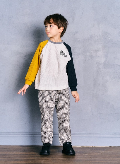 ワンポイントロゴワッフルTシャツ