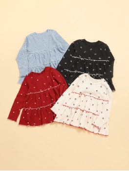 ワッフルティアードTシャツ