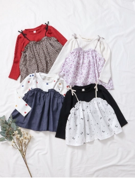 ワッフルドッキングフレアトップス