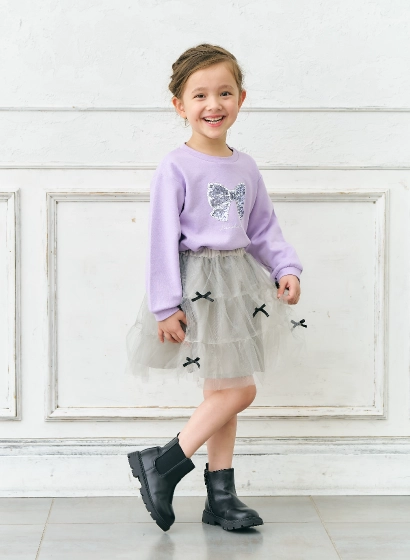 5柄モチーフスウェットライクTシャツ