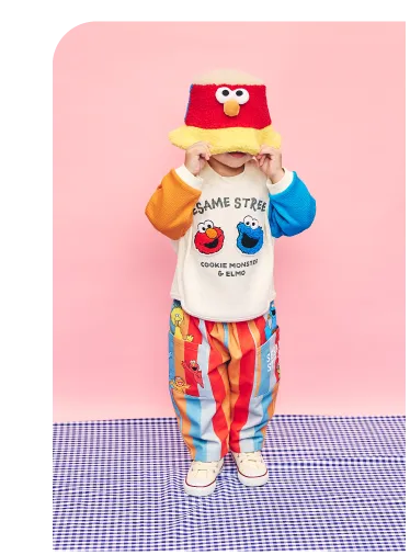 エルモハットコーディネート