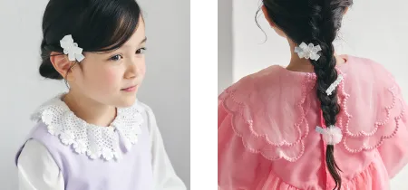 ヘアクリップセット ¥1,760　(tax in)