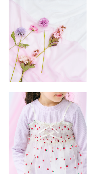 ピンク 2026 apres les cours(アプレ レ クール)の女の子 春コレクション