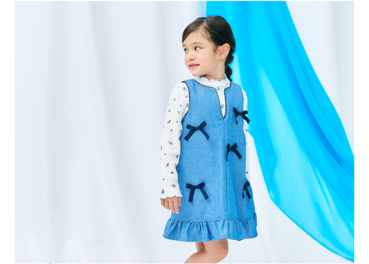 ブルー 2026 apres les cours(アプレ レ クール)の女の子 春コレクション