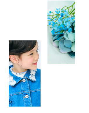 ブルー 2026 apres les cours(アプレ レ クール)の女の子 春コレクション