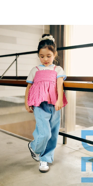 デニム 2026 apres les cours カジュアルコレクション 女の子 ベビー 夏のトレンド