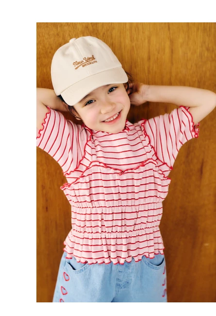 ボーダー 2026 apres les cours カジュアルコレクション 女の子 ベビー 夏のトレンド