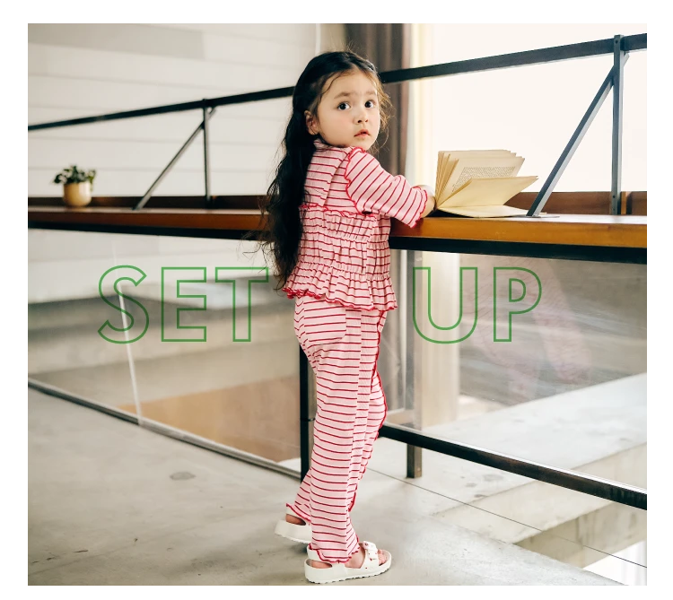 ボーダー セットアップ 2026 apres les cours カジュアルコレクション 女の子 ベビー 夏のトレンド