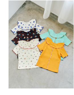 ワッフル 2026 apres les cours カジュアルコレクション 女の子 ベビー 夏のトレンド