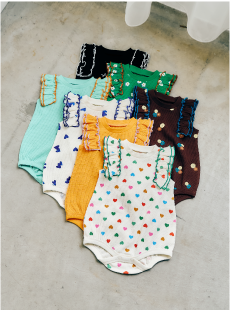 ワッフル 2026 apres les cours カジュアルコレクション 女の子 ベビー 夏のトレンド