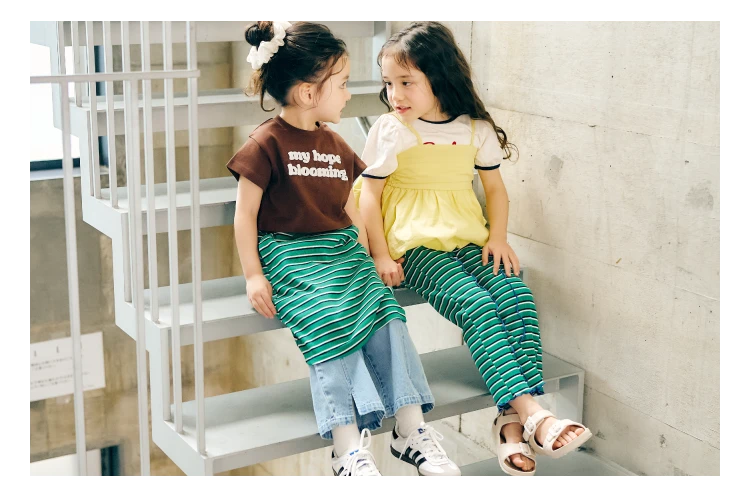 ボーダー 2026 apres les cours カジュアルコレクション 女の子 ベビー 夏のトレンド