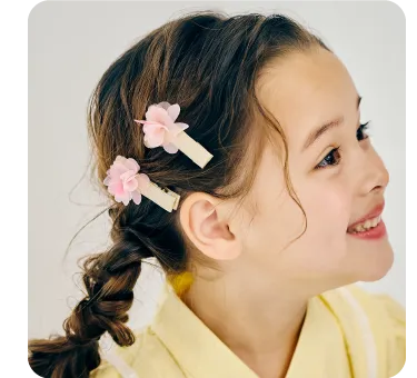 お花ヘアクリップセット