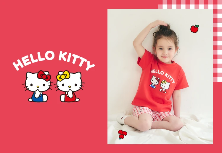 apres アプレレクールサンリオキャラクターズコラボのひんやりパジャマ キティちゃん