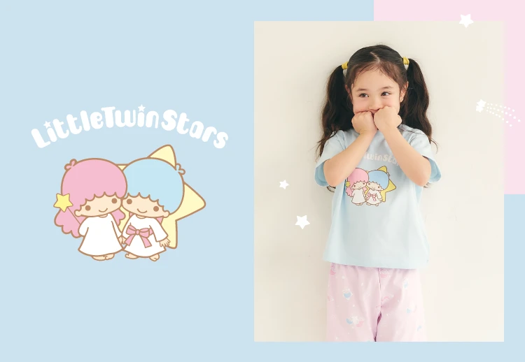 apres アプレレクールサンリオキャラクターズコラボのひんやりパジャマ キキララ