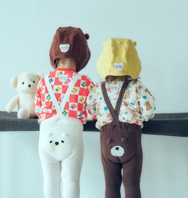 apres les cours tiny bear Palette アプレレクール　ベビー　タイニーベア パレット　カラフルでおしゃれなベビー服