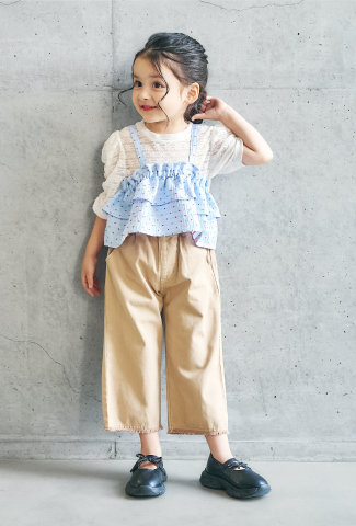 2026 apres les cours デニム ショートパンツ キュロット パンツ スカート ボトムス 子供服 ベビー服 キッズ 女の子 ベビー