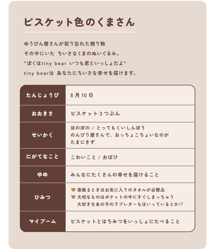 tiny bear ストーリー02
