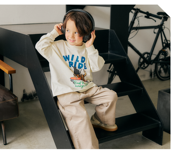 après les cours アプレレクール　ユニ アプレアンドミックス　男の子も女の子もゆるっと着られる新アイテム
