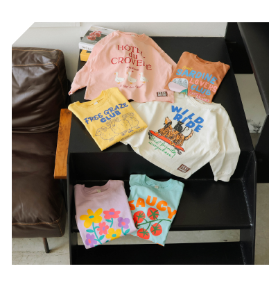 après les cours アプレレクール　ユニ アプレアンドミックス　男の子も女の子もゆるっと着られる新アイテム