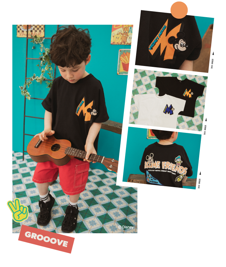 レトロなディズニー子供服