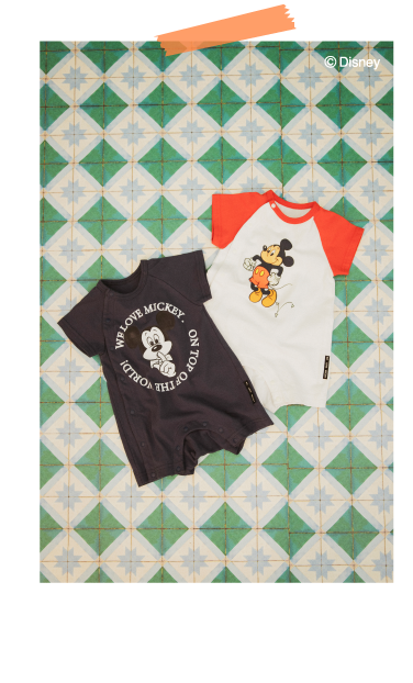レトロなディズニーベビー服