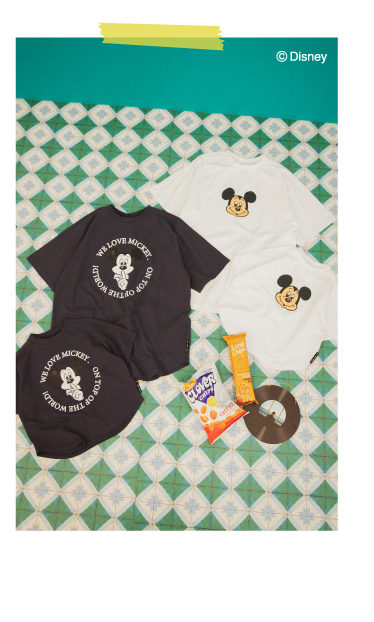 レトロなディズニー子供もオトナも楽しめるリンクコーデ