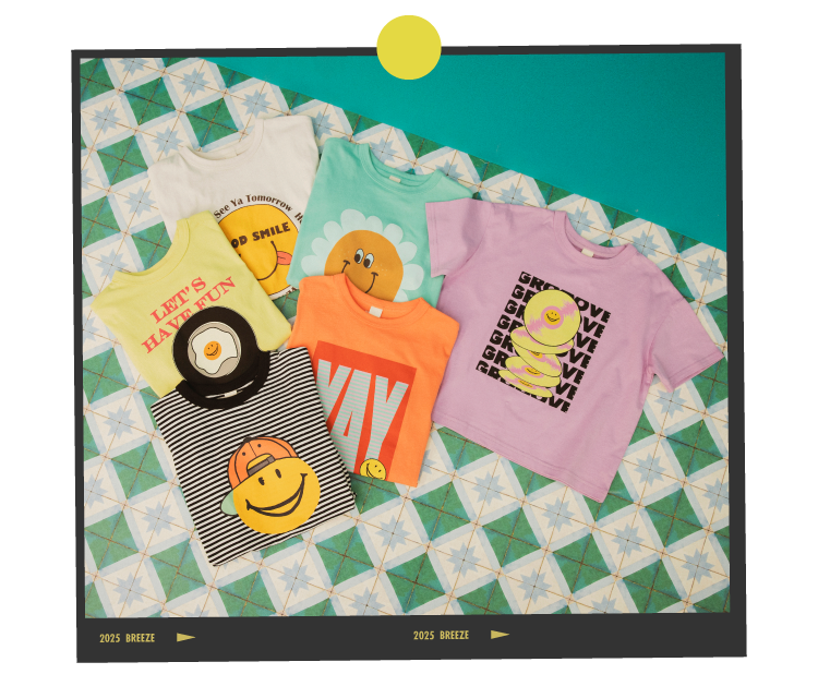 FOスマイルロゴTシャツ　\1,650taxin