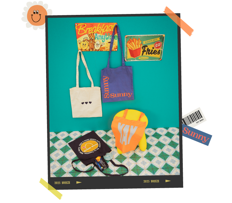 ブリーズのアメリカンレトロシティトートバック単品