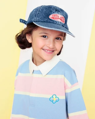 デニムキャップがおしゃれ