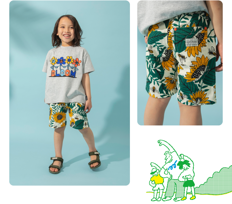 サマーエールプリペラパンツ 女の子