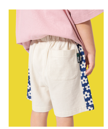 サイド総柄切替カットソーパンツ