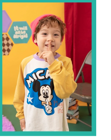 女の子も男の子もディズニーでおそろい