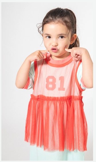 ポップでかわいい女の子のワンピース