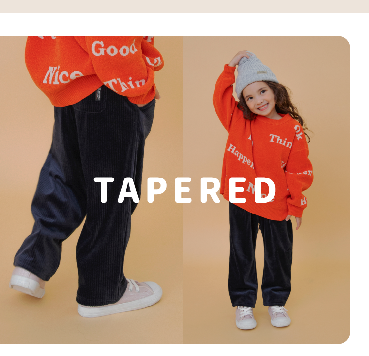 tapered テーパードパンツ